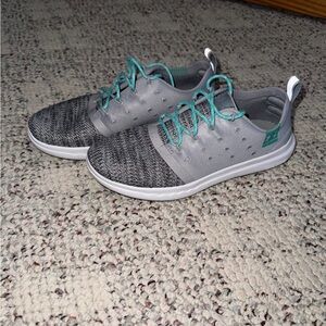 Under Armour Gray/Teal Sneakers